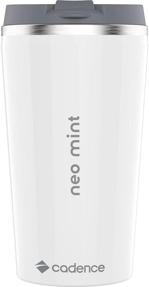 Copo Térmico Branco 400ml para Cafeteira Cadence To Go (Modelo Neo Mint Trends)