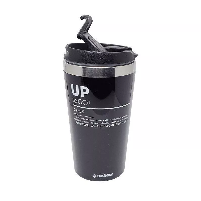 Copo Térmico Preto 400ml para Cafeteira Cadence To Go (Modelo Up to Go) - Imagem 2
